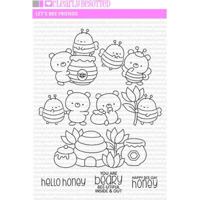 Clearly Besotted Clear Stamps - Let's Bee Friends